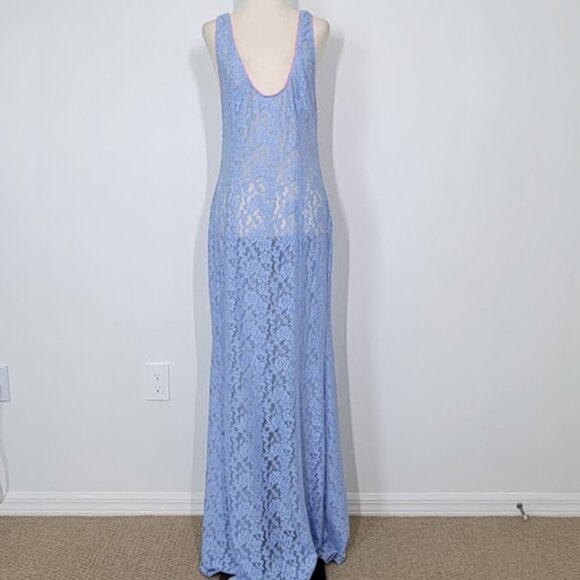 FREE PEOPLE feeling for lace maxi slip Sz L NEW - Picture 3 of 10